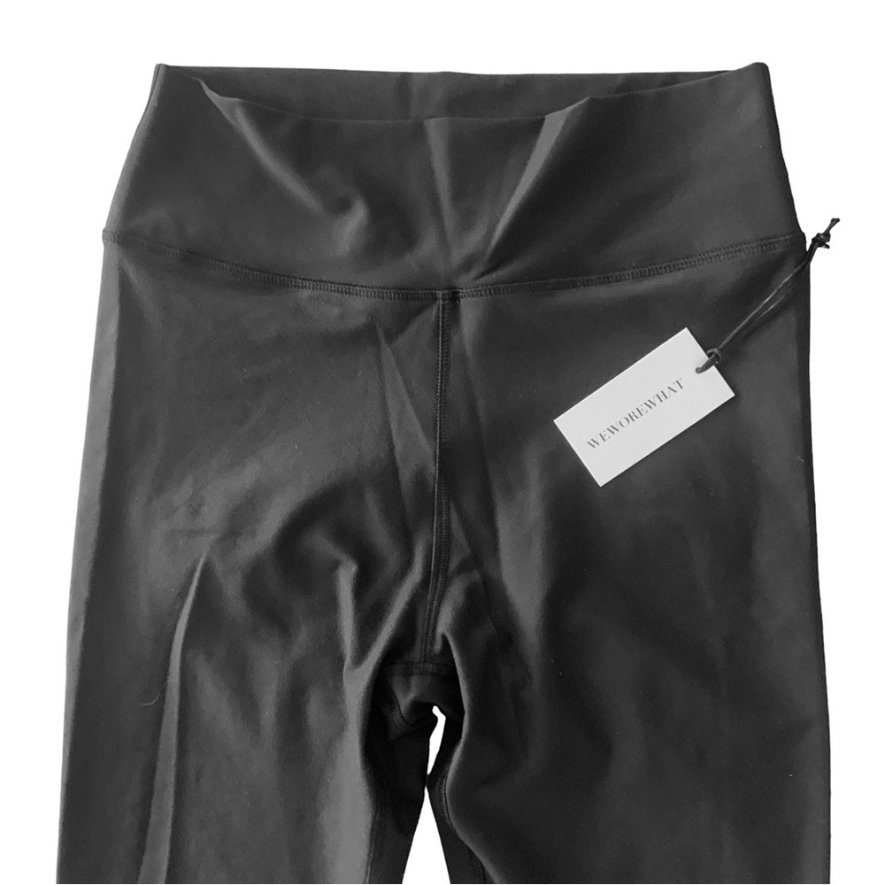 WeWoreWhat Color Block Leggings Black/White Size Large NWT - Picture 8 of 14